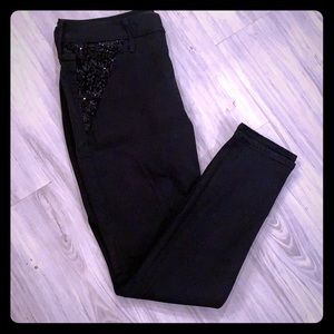 Express Jeans sequin black skinny